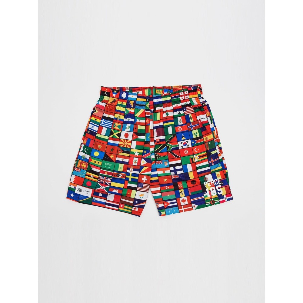 Akomplice + Umbro Mens World Peace Nylon Shorts  Large NWT